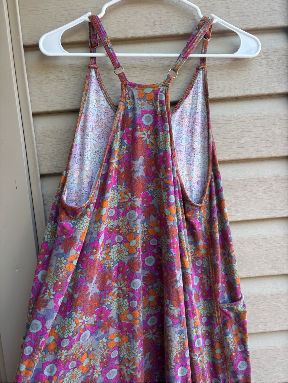 Natural Life Lucy jumpsuit floral pockets boho hippie size M - Picture 6 of 7